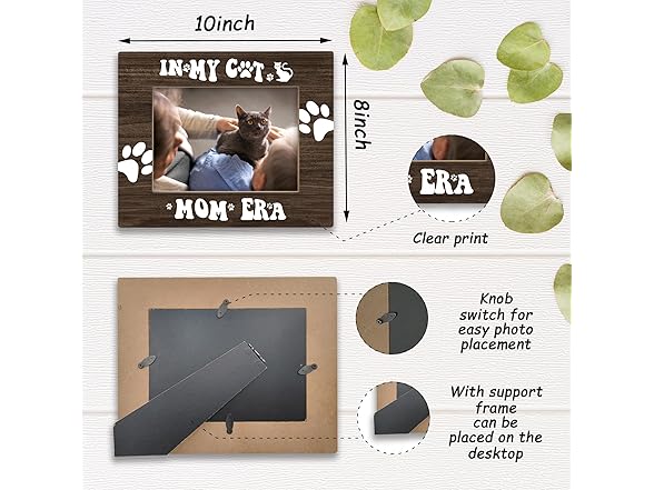 Luipk Cat Mom Gifts 8x10 Picture Frames