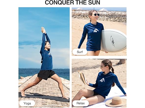 Kanu Wmns Navy Rashguard (XL)