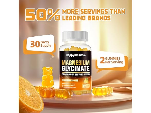 Happyummmm Magnesium Glycinate Gummies