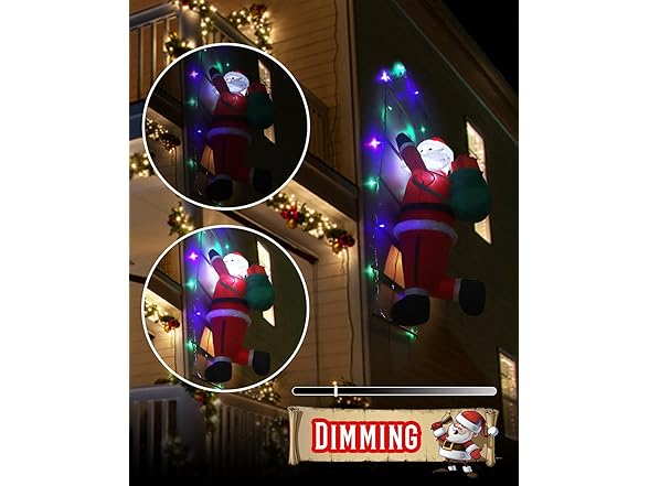 5FT Christmas Inflatable Santa Claus