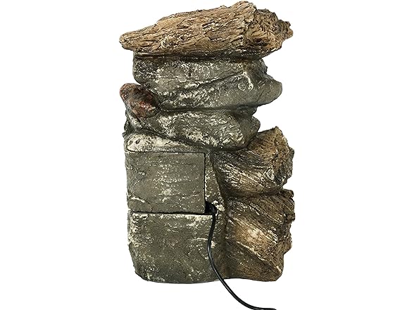 Sunnydaze Indoor Fountain with LED Lights 10.5"