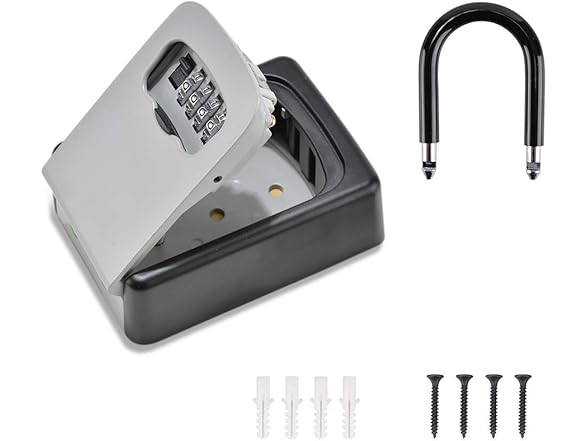 Fayleeko Wall Mounted, Portable Lock Box