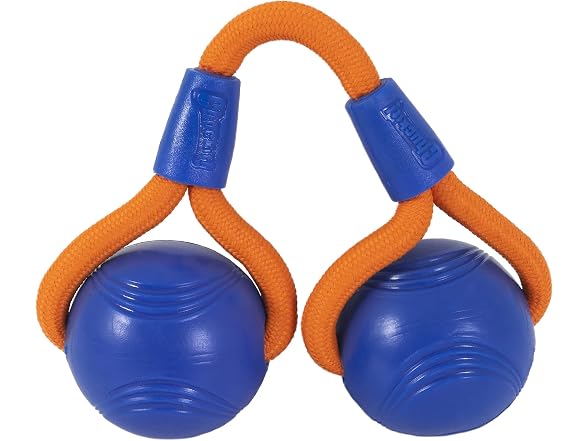 Chuckit! Crunch Ball Dog Toy, Medium, Duo Tug