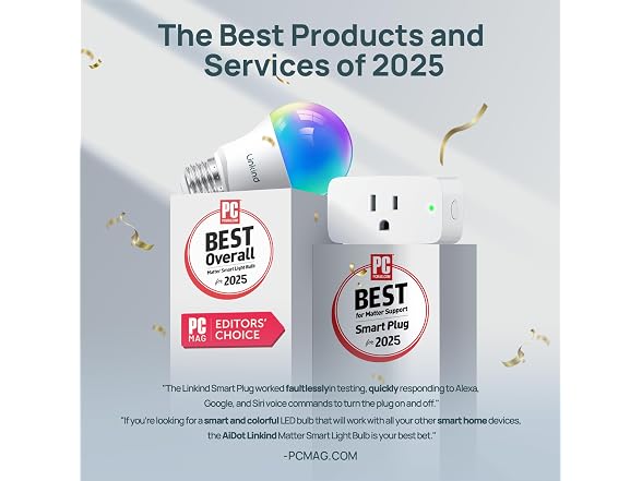 Linkind Smart Light Bulb A19 RGBTW 4Pack
