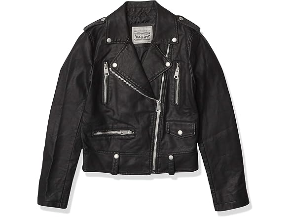 Levis Womens Faux Leather Motorcycle Jacket
