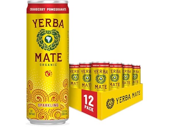 Yerba Mate Cranberry Pomegranate 12pk
