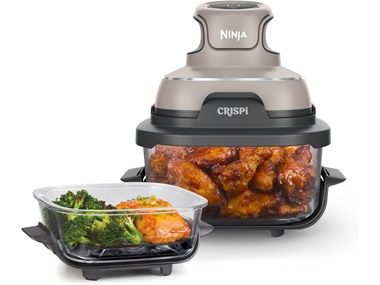 $78.99, Was $179.99, 56% Off! Ninja Crispi 4-in-1 Glass Air Fryer Stone dealfomo