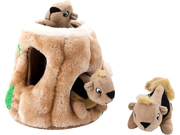 Outward Hound Hide-A-Squirrel Dog Toy – Medium