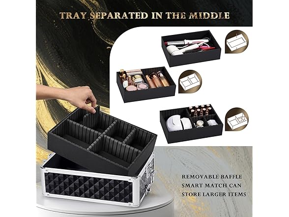 Rolling Makeup Case Cosmetology