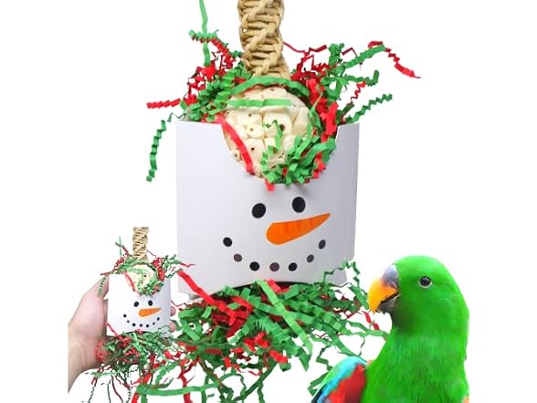 Bonka Bird Toys Christmas Xmas Forage Shred