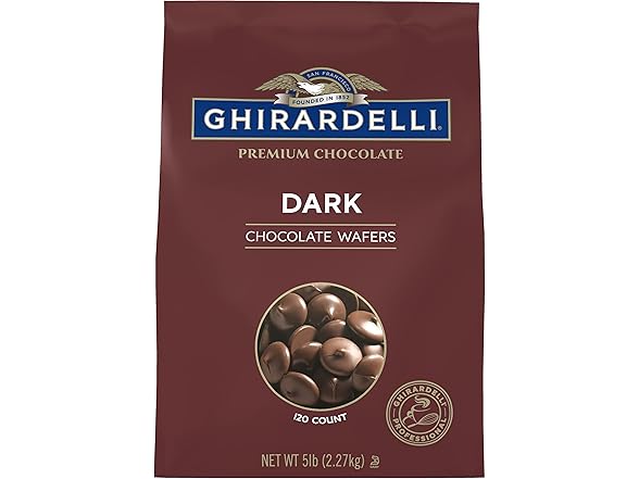 Ghirardelli Dark Chocolate Wafers 5lb