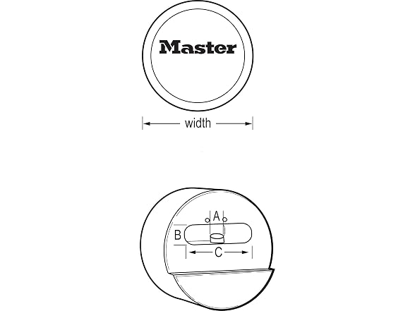 Master Lock Master Hidden Shackle Lock Bump Proof