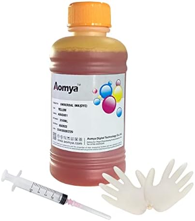 2 Pack Yellow Universal Ink Refill Kit