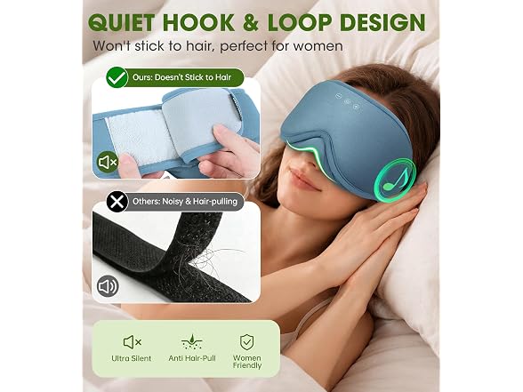 ZHENYEMEI Bluetooth Sleep Mask