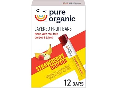 $3.99, Was $6.97, 42% Off! Pure Organic Strawberry Banana 12ct dealfomo