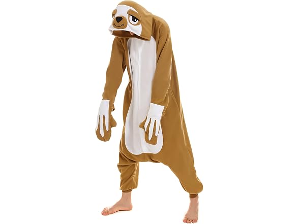 CANASOUR Women's Halloween Sloth Onesie Fluffy - Gallery 7