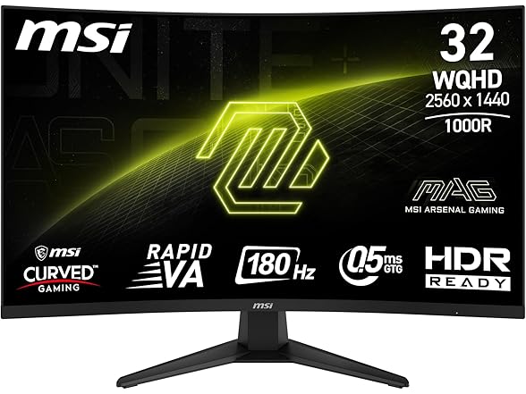 MSI 32" Curved QHD Monitor | MAG 325CQF