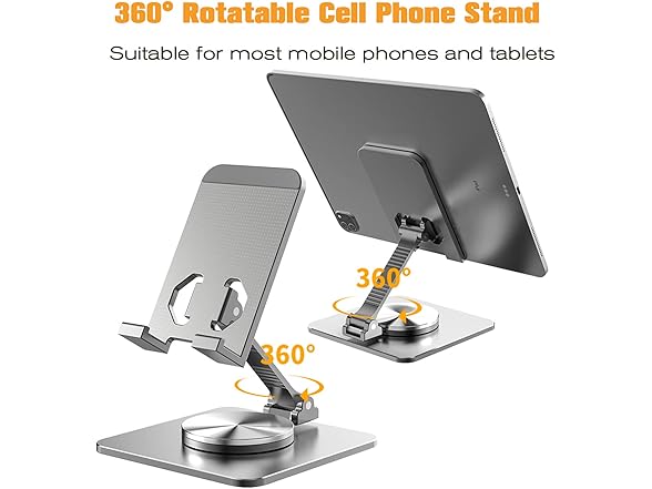 PONICOR 360° Rotatable Cell Phone Stand