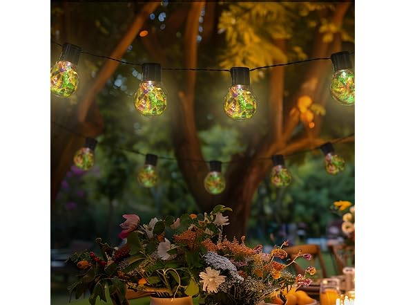 Ideaworks Solar Iridescent String Lights - 10ct