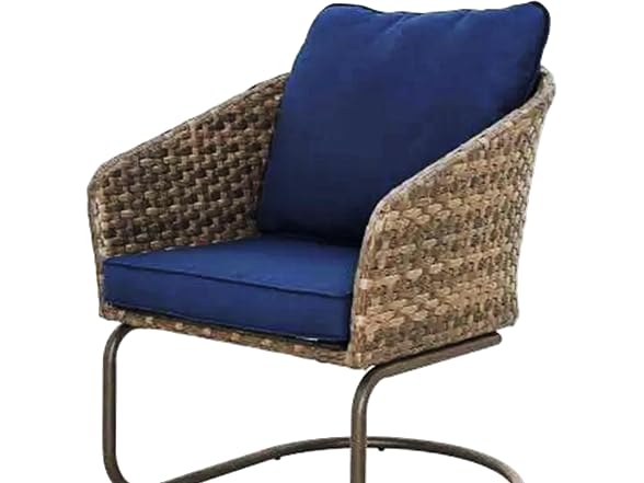 Four Seasons Courtyard Rockland Alloy Steel Frame Spring Recliner