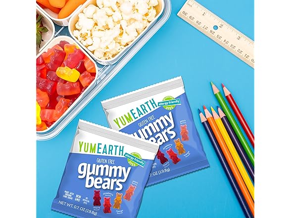 15PK YumEarth Organic Gummy Bears - Fruity