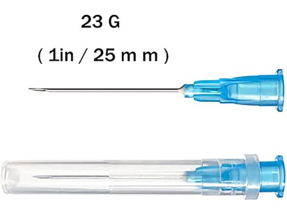 23g 1 Inch Needles 100pc