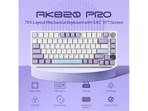 Ajazz AK820 Pro Wireless Mechanical