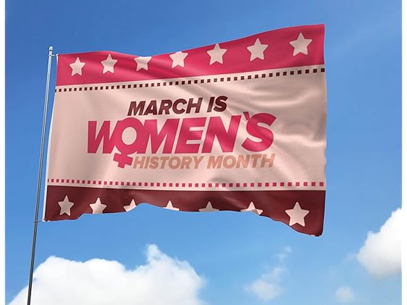Women's History Month Flag 3x5ft