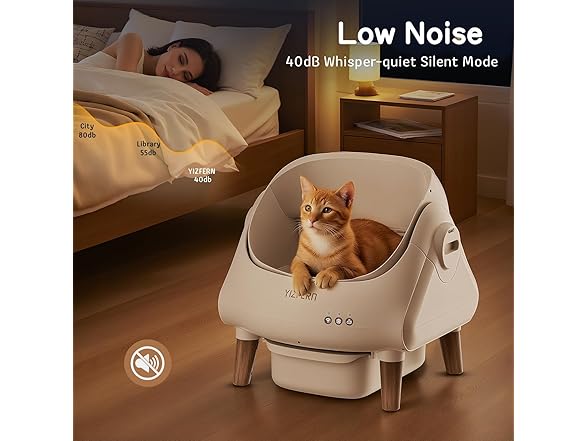 YIZFERN BC5876260161812 Self Cleaning Litter Box