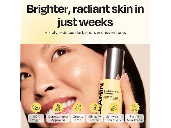Gleamin VC-FA-SERUM-1 1 fl oz Superactive Vitamin C
