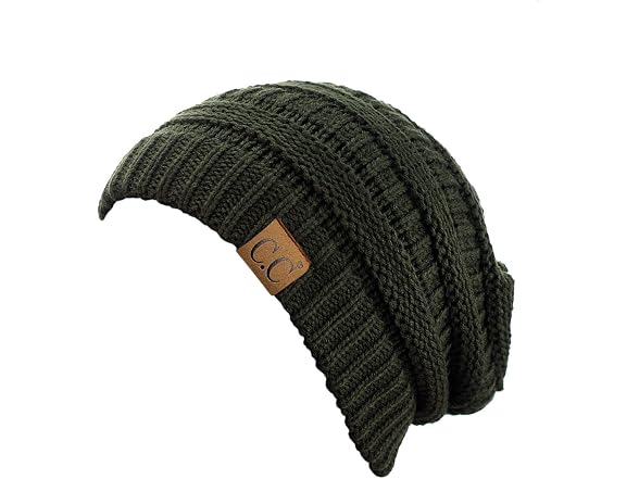 C.C (OS) Trendy Chunky Soft Skully Dark Olive
