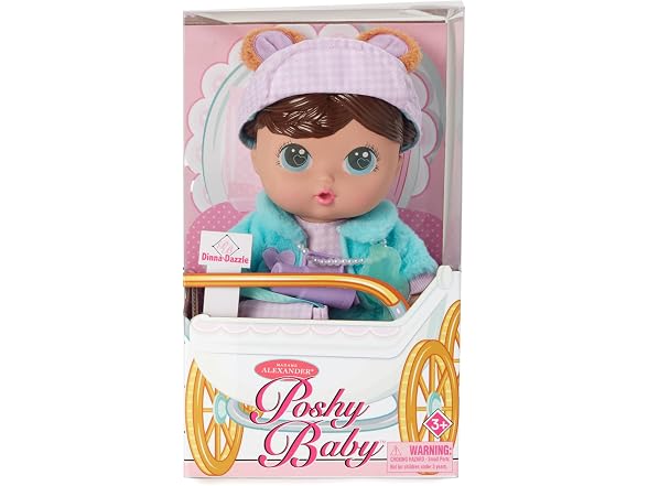 Madame Alexander 12-inch Poshy Baby™ Fashion Doll, Dinna Dazzle