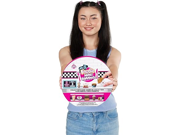 5 Surprise Mini Brands Foodie Collector's Case