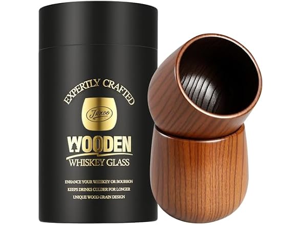 Whiskey Glasses Wooden Whiskey Glass
