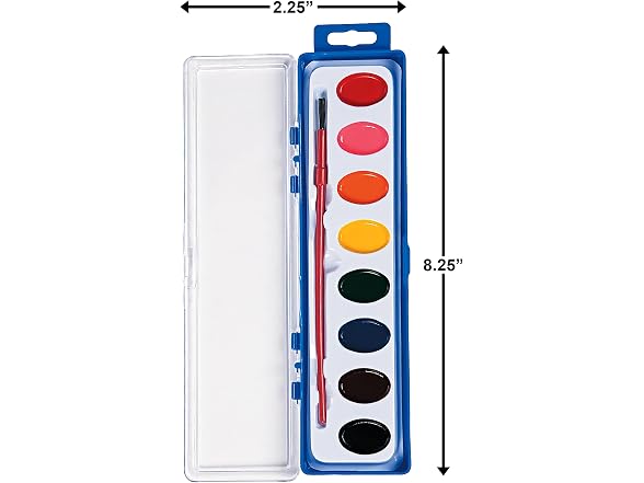 Fun Express Watercolor Paint Trays, 12