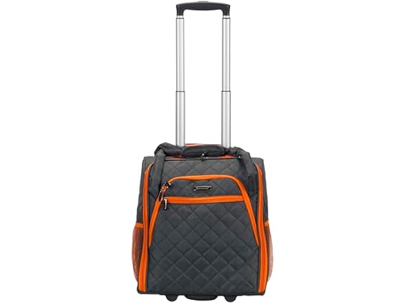 Rockland Melrose Upright Wheeled Underseat Carry-On