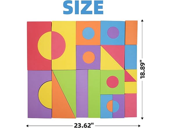 Haonewbee Large Building Foam Blocks
