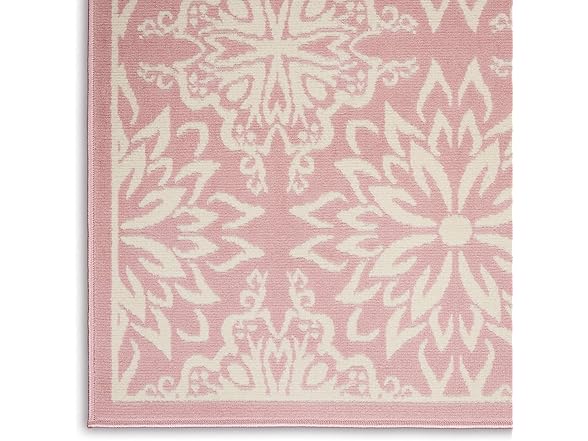 Nourison Home Jubilant Floral Ivory/Pink 4' x 6' Area-Rug