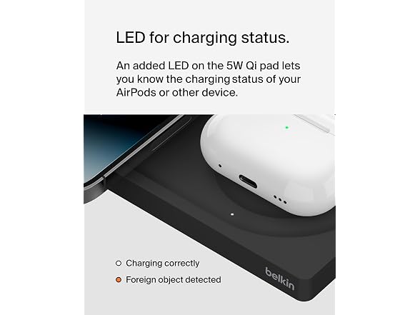 Belkin MagSafe 15W 2-in-1 Wireless Charger