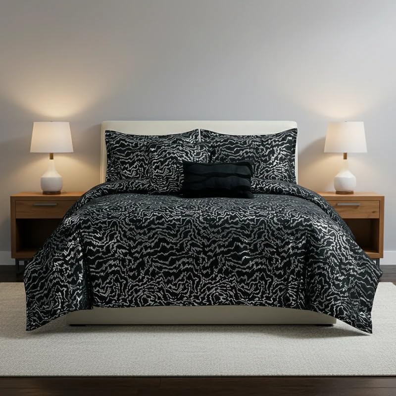 J&V Textiles Botanical 5-Piece Comforter Set - Gallery 15
