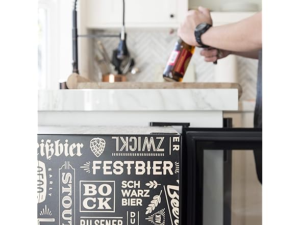 Newair Freestanding Beverage Beer Design Fridge - 126 Cans