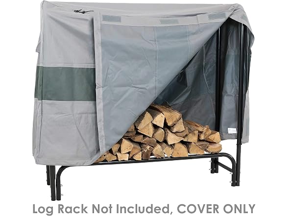 Sunnydaze 4 Ft Log Rack Cover