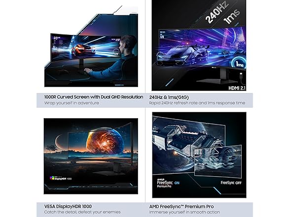 Samsung 49" DQHD Curved Monitor | LS49CG954ENXZA