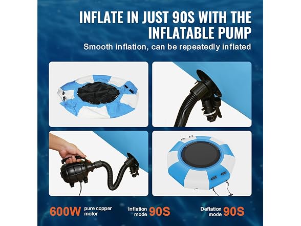 VEVOR Inflatable Water Bouncer