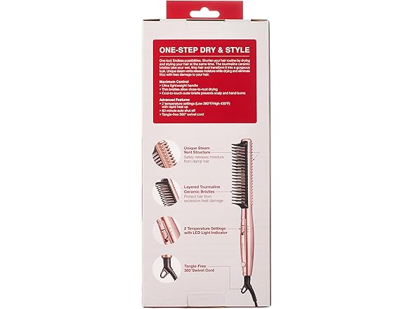 KISS Dry and Style Heat Brush