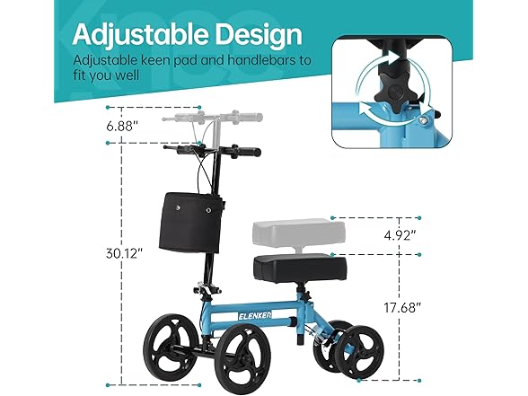 ELENKER BC2170625100003 Knee scooter