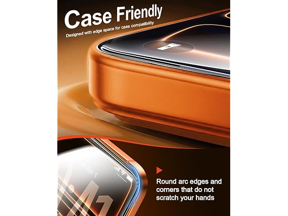 2pk ruwa Screen Protector for iPhone 17