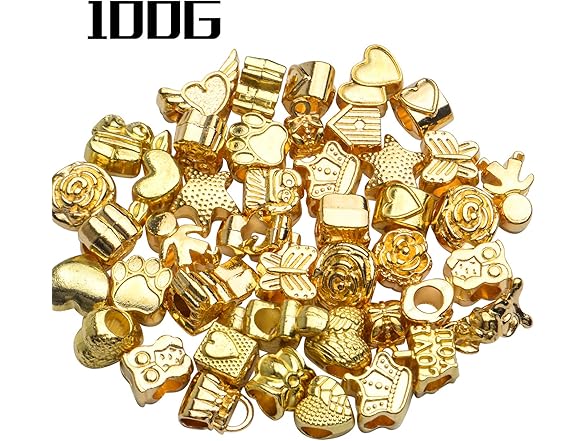 Jdesun Golden Spacer Beads