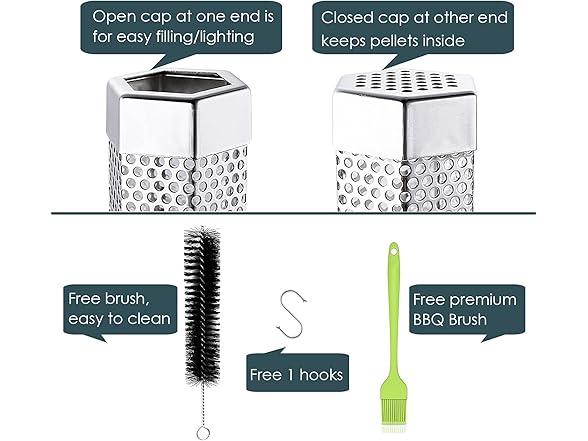 Smoke Tube - 12'' Smoke Tube for Pellet Grill