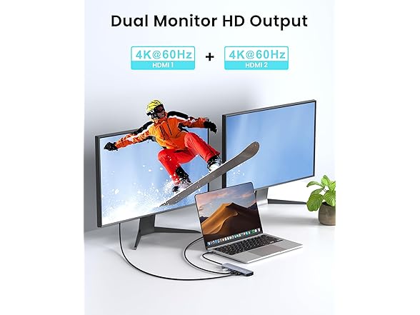 Glomtheia USB C Hub Docking Station